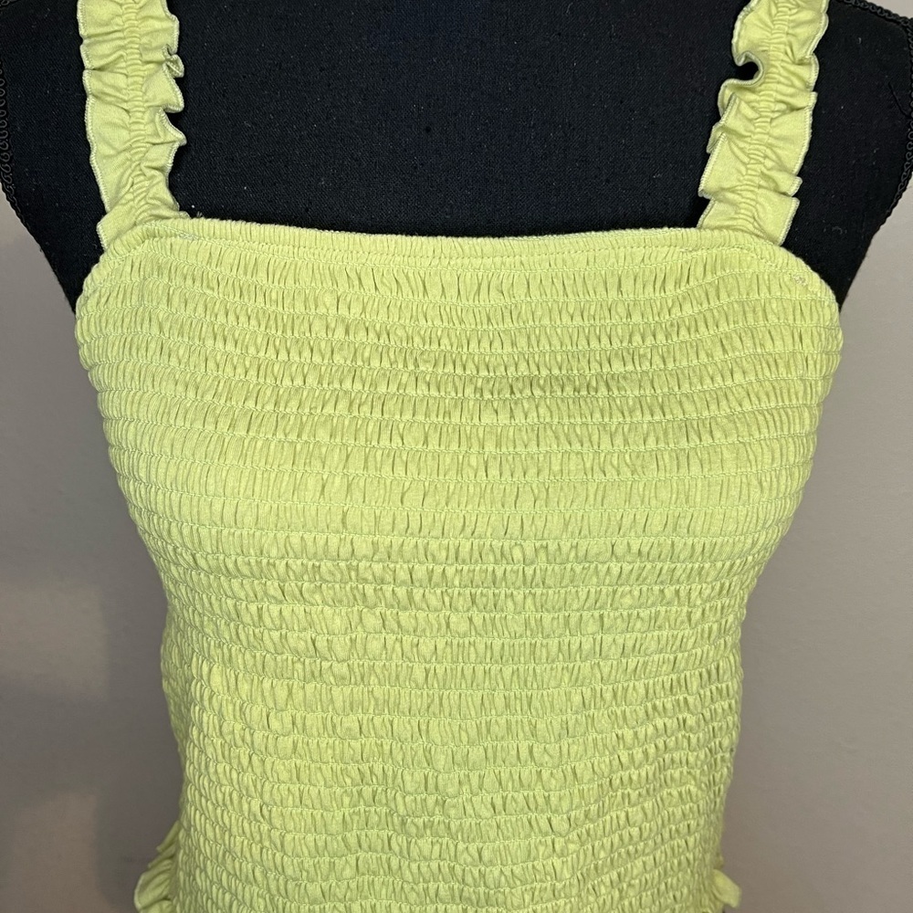 Women's Smocked Tube Top Summer essentials L